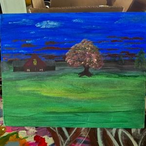 Red sky at night 8x10